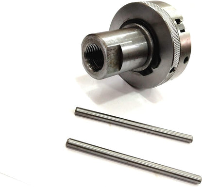 Lathe Spindle Adapter Connects 3/4" X 16 Tpi Machine Spindle To M14 X 1 Threaded Chucks (ADAPTOR WITH 65 MM 4 JAW SELF CENTERING CHUCK)