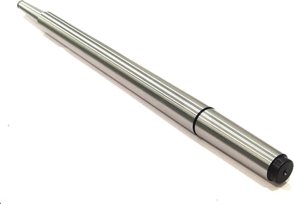 PRECISION STEEL LATHE ALIGNMENT TEST BAR MANDREL-HELPS LINING-UP HEADSTOCK & TAILSTOCK TO ELIMINATE ANY TAPER TURNING ON LONG LENGTH WORK-PIECE (DOUBLE END MT2 & MT3 (OAL 450 MM))