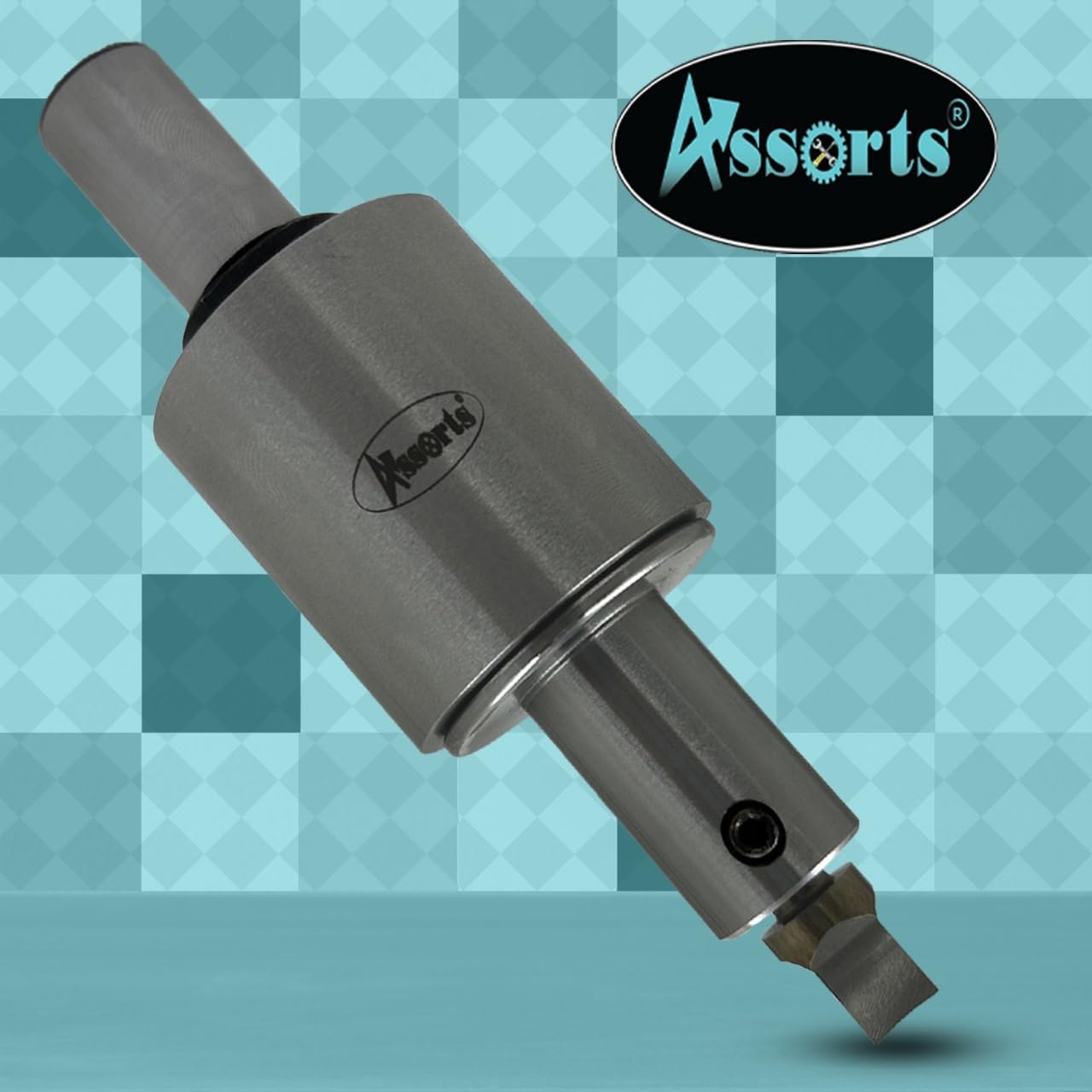ASSORTS Precision Rotary Broach with 3/4” (19.05 mm) Shank & H.S.S Square Punch 7 Pcs– Ideal for CNC, Lathe, Milling & Drilling Machines