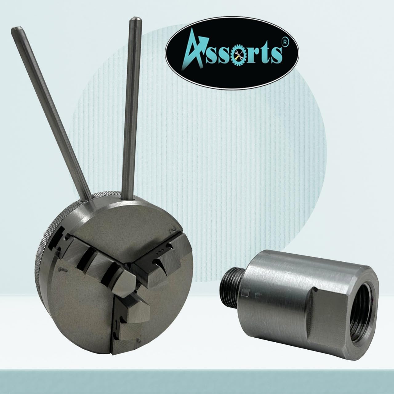 Lathe Spindle Adapter Connects 3/4" x 16 TPI Machine Spindle to M14 x 1 Threaded Chucks