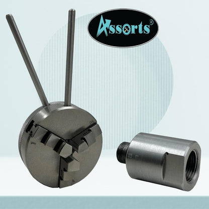 Lathe Spindle Adapter Connects 3/4" x 16 TPI Machine Spindle to M14 x 1 Threaded Chucks