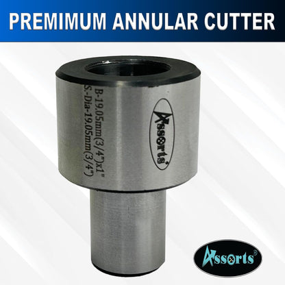 Assorts Annular Cutter Holder – 19.05mm (3/4") Bore x 1" / 19.05mm (3/4") Shank – Hardened & Ground Tool Steel