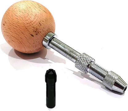 Jewelry wood working tool Wood Ball Head Pin Vise Hand Chuck 0-2.5 mm Capacity Collets