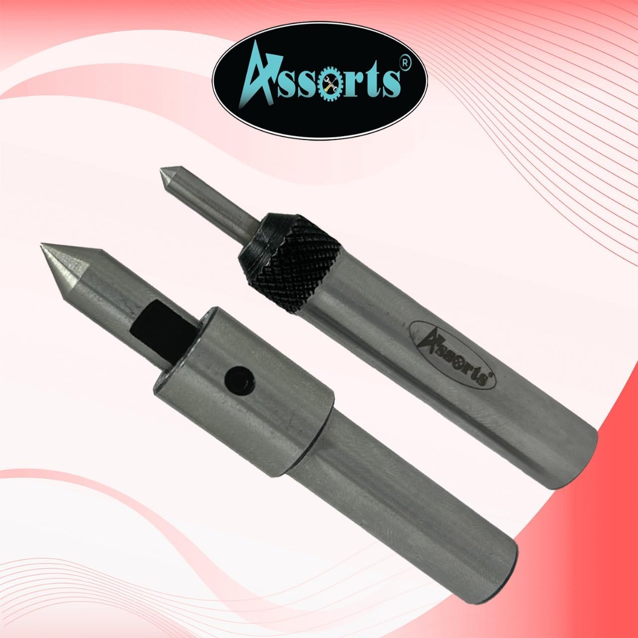 Assorts Set of 2 Spring Center Tap Guide Tool to Align Tap for threading Lathe Mill Jig Bore