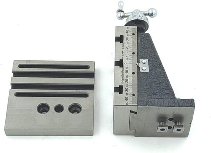 Assorts' Design Patent Mini Vertical Milling Slide with Base Plate- Direct Mounting on 7 x 14 Mini Lathe Machine