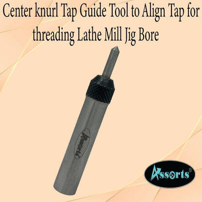 Assorts Spring Center knurl Tap Guide Tool to Align Tap for threading Lathe Mill Jig Bore