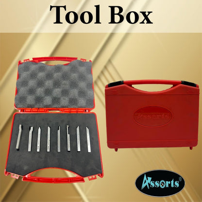 HSS Lathe Form Tools Set 6 mm Square Shank-Metalworking for Turning, threading, grooving, turning, Engineering Tools