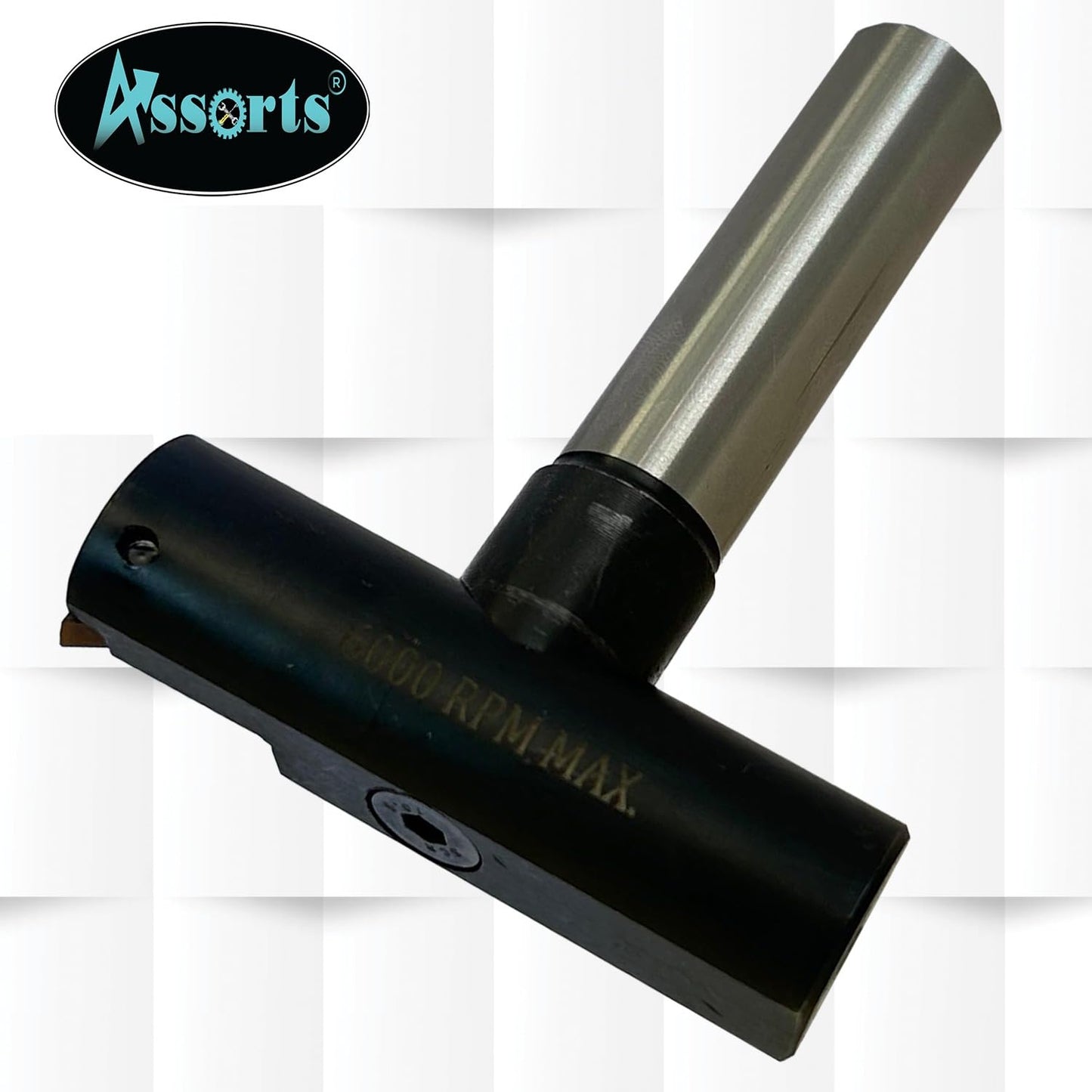 ASSORTS New Balanced Design 3″ Indexable Fly Cutter with 3/4″ Straight Shank, Single Insert Face Milling Cutter, TCMT1604 Insert, Torx Screw & Star Key Included