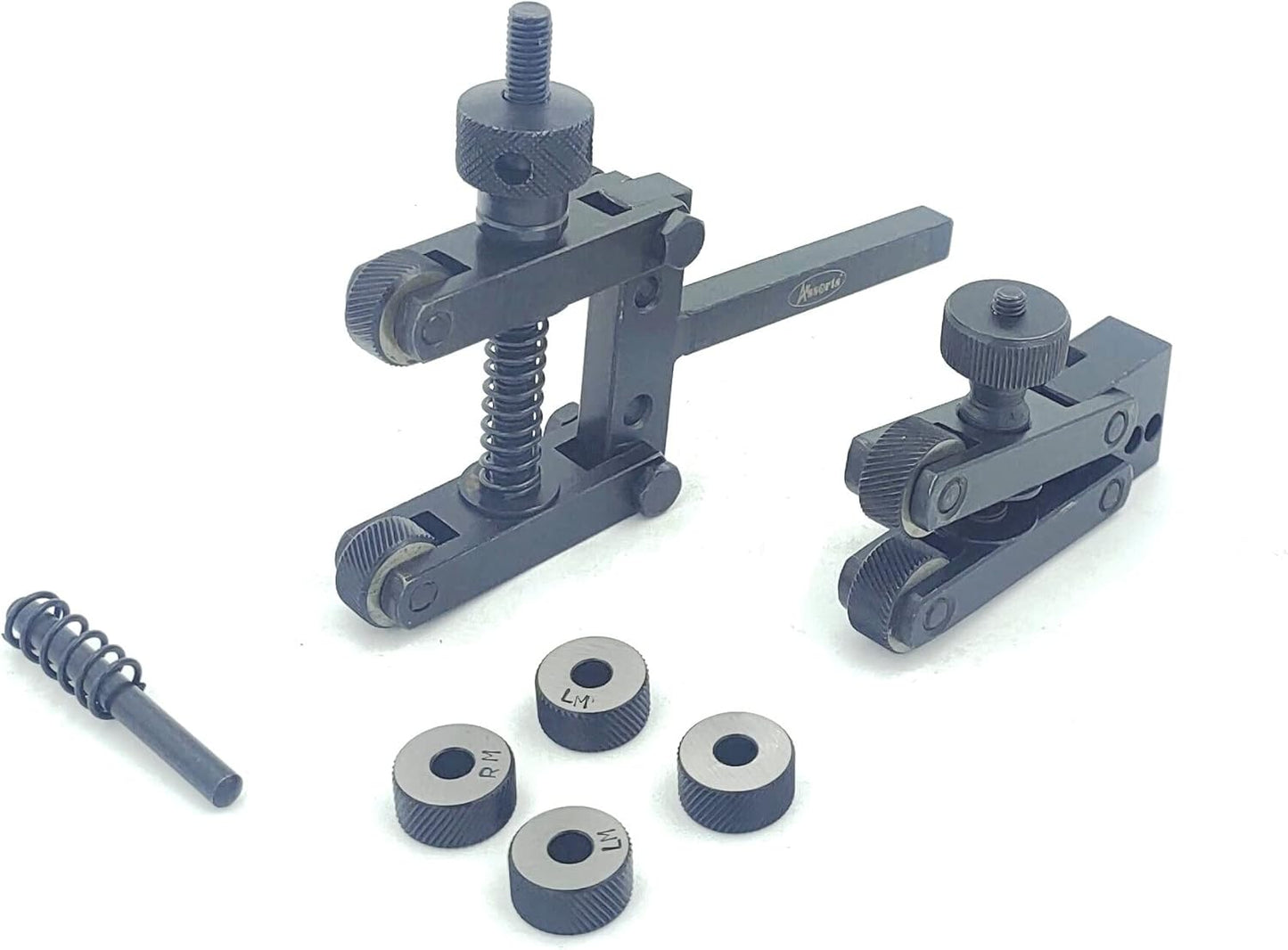 Set 2 Pc- Lathe Clamp Type Knurling Tools with 4 Spare Knurls