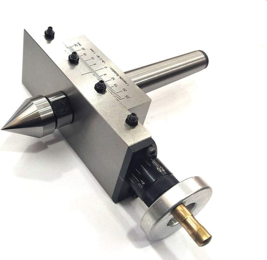 Precision Taper Turning Attachment With Dead Center For Lathe Machine-metric (Morse Taper 3mt)
