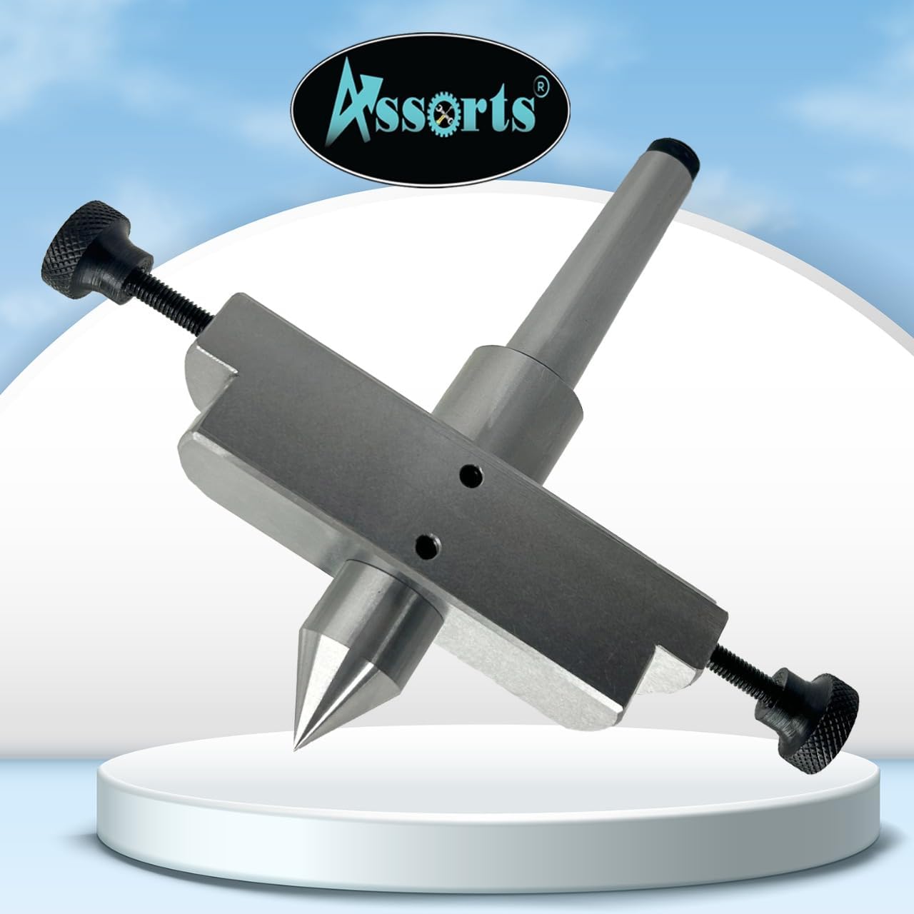 LATHE'S TAILSTOCK ATTACHMENT FOR METAL-TURNING IN TAPER PROFILE // EASY ENGINEERING MACHINE TOOL ACCESSORIES TO GIVE FREEDOM FROM OFF-SETTING THE TAILSTOCK OF YOUR LATHE MACHINE (MORSE TAPER 2MT)