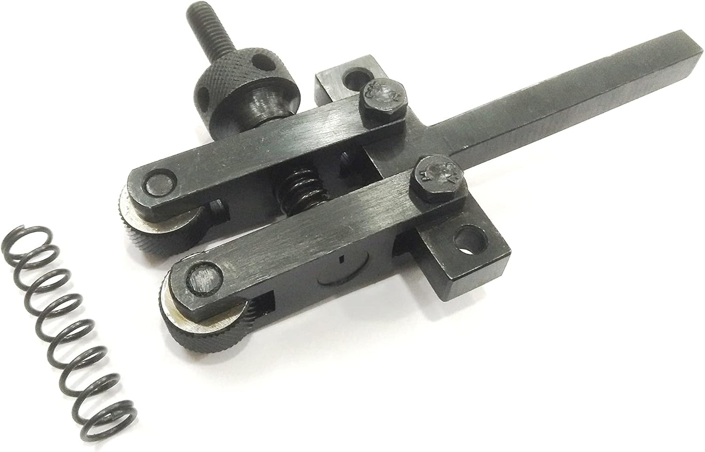 Spring Loaded Clamp Type Knurling Tool 2" Capacity for Lathes+ 2 Spare Knurls