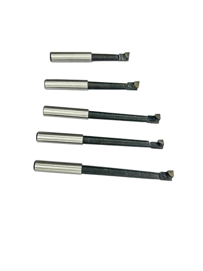 Assorts Set of 5 Carbide-Brazed Boring Bars for Boring Heads – Precision Cutting Tools