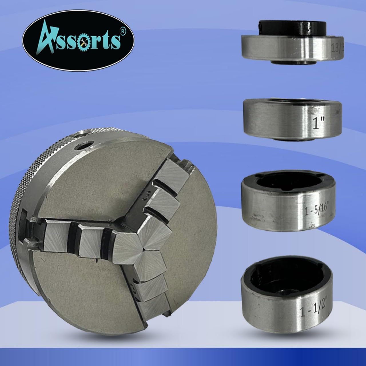 Lathe Tailstock Die Holder 2MT Shank- Tapping Threading Reaming Drilling+ 65 mm 3 jaw Self-Centering Chuck