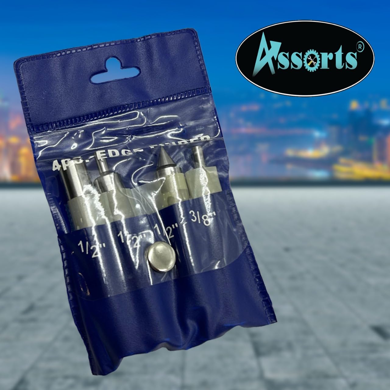 ASSORTS TOOL STEEL QUALITY 4 PIECES EDGE FINDER SET INCLUDES EF-130,132,133,134