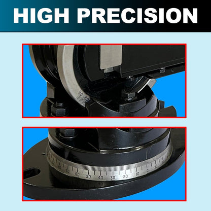 Precision Milling Vise Vice Swivel Base & Angle Tilting 2 way-Jaw 3" Inches (75 mm)