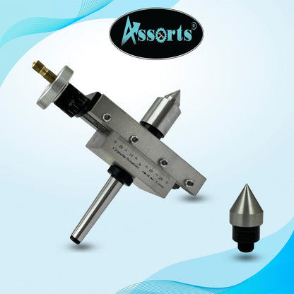 Design Patent Taper Turning Attachment for Lathe Tailstock – Includes Live & Dead Center Options Morse Taper MT4