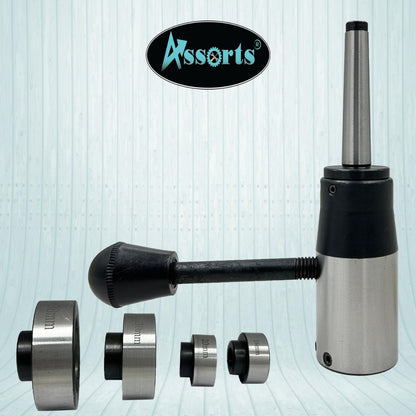 Assorts' Metric Die Holder with 3MT Shank for Lathe Threading - Die Sizes 16, 20, 25, 30, and 38 mm
