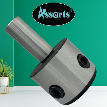 Annular Cutter 1/2" Shank (13 mm) Tool Steel Holder (Hard & Ground) with Lock Screw- Accepts/Suit 19 mm Shank rota broaches (OAL - 62 mm)