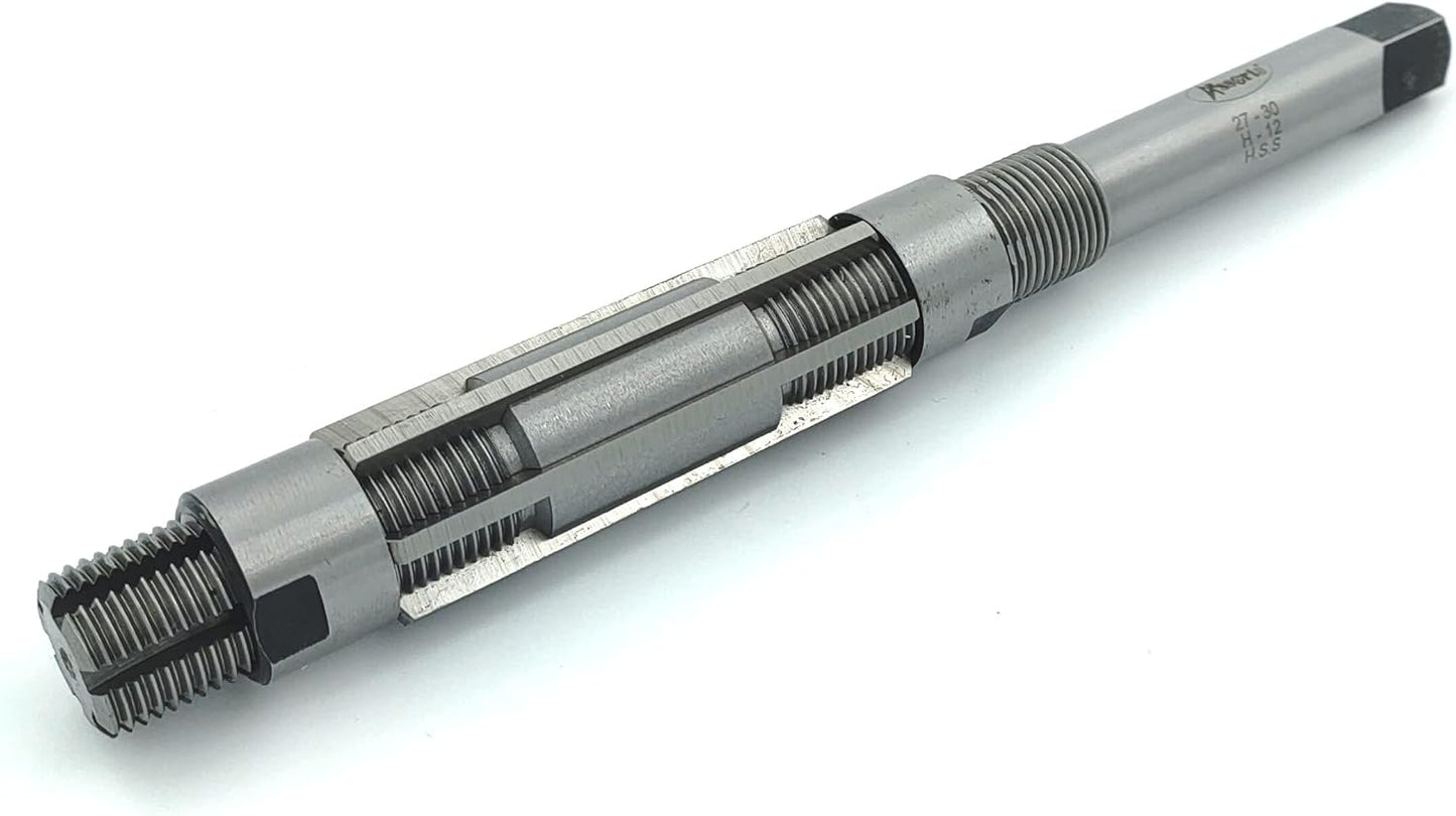 HSS M2 Grade Precision Expandable Reamers DIY Finishing Hand Tool (H12 (27-30.0 mm))