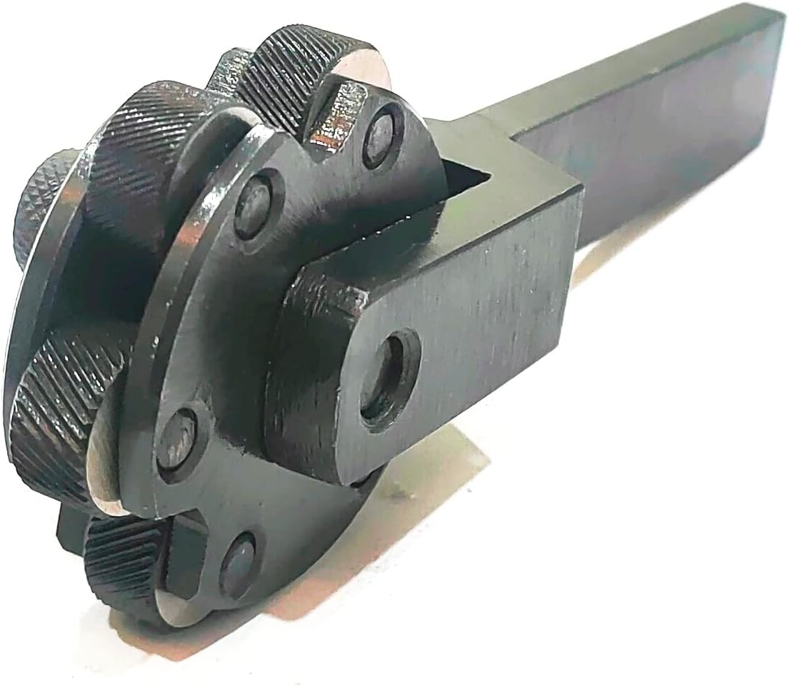 ASSORTS Knurling Tool 6 Wheel Multi-Texture Set for Lathe Machine | Diamond & Straight Knurl Wheels | Heavy-Duty Metalworking Knurl Tool for Grip, Pattern & Surface Finishing | Durable Tool Steel Body
