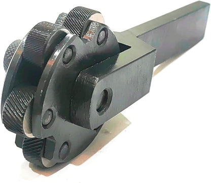 ASSORTS Knurling Tool 6 Wheel Multi-Texture Set for Lathe Machine | Diamond & Straight Knurl Wheels | Heavy-Duty Metalworking Knurl Tool for Grip, Pattern & Surface Finishing | Durable Tool Steel Body