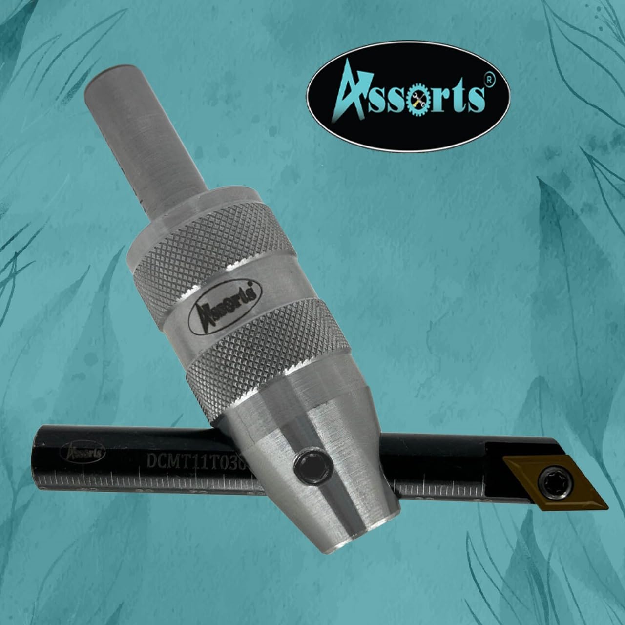 Assorts New Developed Fly Cutter with 1/2" (12.7 mm) Straight Shank & Indexable Boring Bar – Includes 10 PCS DCMT 11T304 Inserts,Plastic Case | Perfect for Facing & Boring