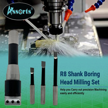 QUALITY PRECISION BORING HEAD DIAMETER 1.5" INCHES WITH CARBIDE TOOLS// 1 DIV: 0.001 THOU