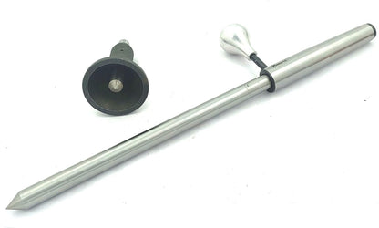 Lathe Machine Centralizer Tool Kit Includes 2MT Shank Centraliser & Engineer Bell Punch For Locating Work-piece Center on Independent Lathe Chuck