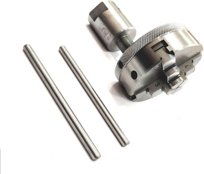 Lathe Spindle Adapter Connects 3/4" X 16 Tpi Machine Spindle To M14 X 1 Threaded Chucks (ADAPTOR WITH 65 MM 4 JAW SELF CENTERING CHUCK)