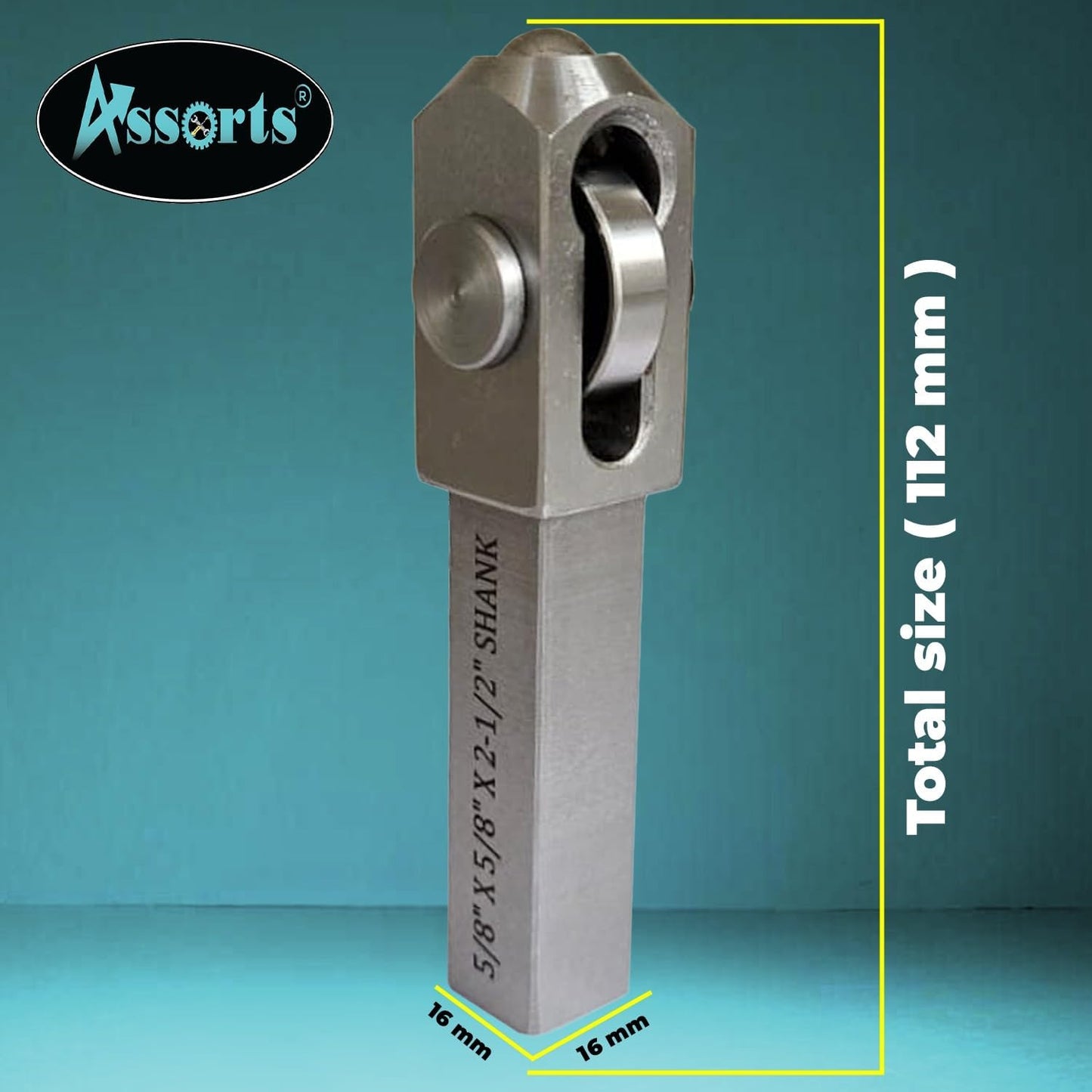 Mini Lathe Burnishing Tool Premium Series (5/8" × 5/8" × 2-1/2") Shank Mirror Finish Roller for CNC & Manual Lathes, Steel & Copper (HRC 1868)
