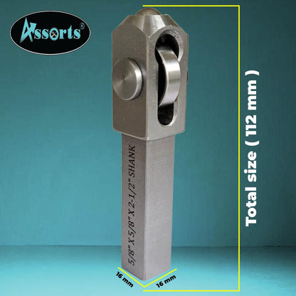 Mini Lathe Burnishing Tool Premium Series (5/8" × 5/8" × 2-1/2") Shank Mirror Finish Roller for CNC & Manual Lathes, Steel & Copper (HRC 1868)