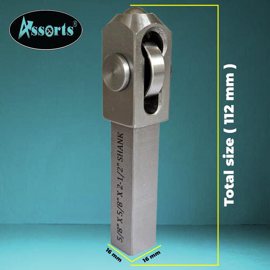 Mini Lathe Burnishing Tool Premium Series (5/8" × 5/8" × 2-1/2") Shank Mirror Finish Roller for CNC & Manual Lathes, Steel & Copper (HRC 1868)