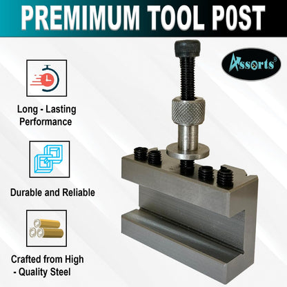 Assorts T-63 Quick Change Tool Post Standard Holder – Lathe Tool Holder Accessory