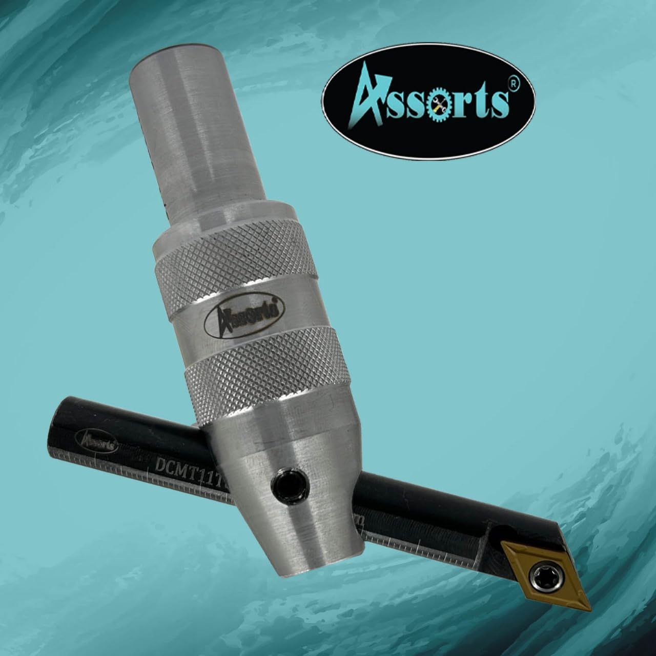 Assorts Fly Cutter with 3/4" (19.05 mm) Straight Shank & Indexable Boring Bar – Includes 10 PCS DCMT 11T304 Inserts & Plastic Case | Ideal for Facing & Boring | Watch Video for Details