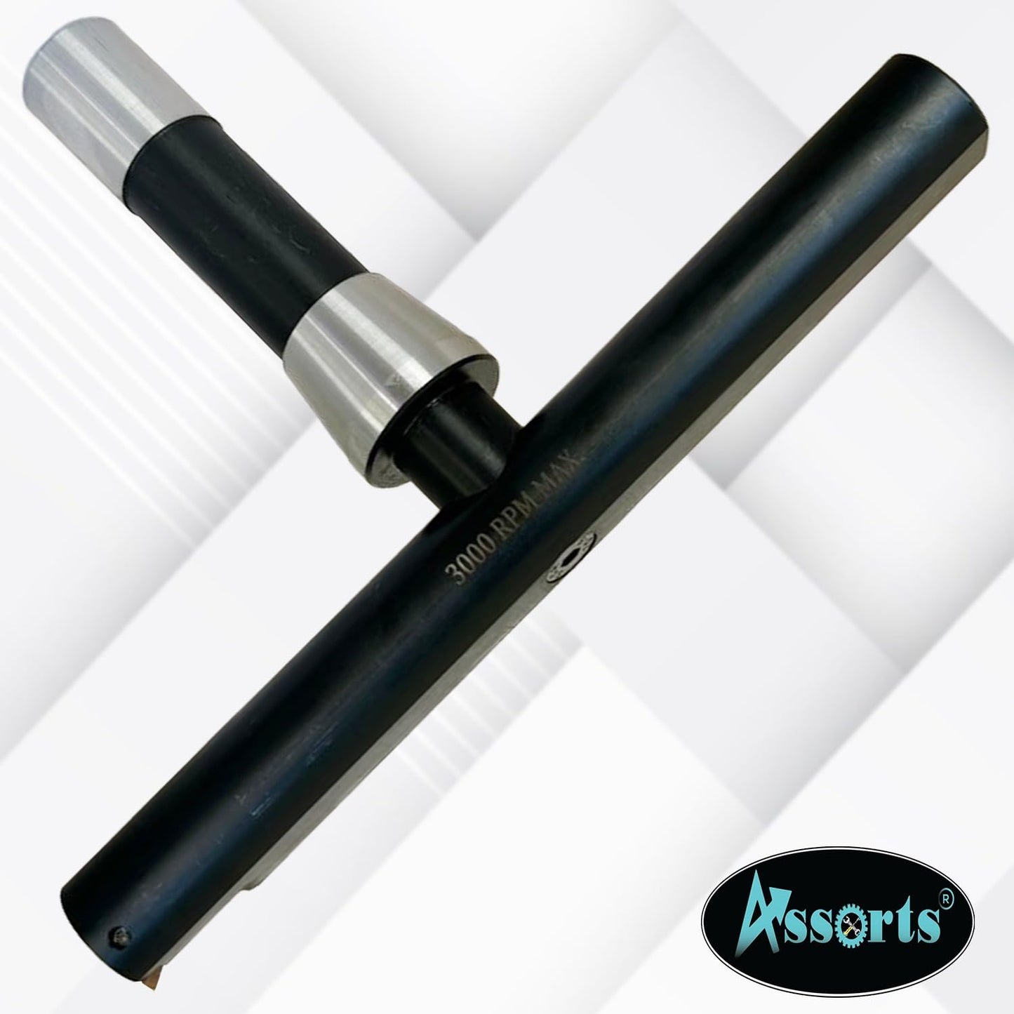 Assorts 9" Balanced Fly Cutter Indexable Face Milling Cutter with R8 Shank (7/16 UNF Drawbar Thread), Single Insert Tool, TCMT1604 Insert, Torx Screw & Star Key Included