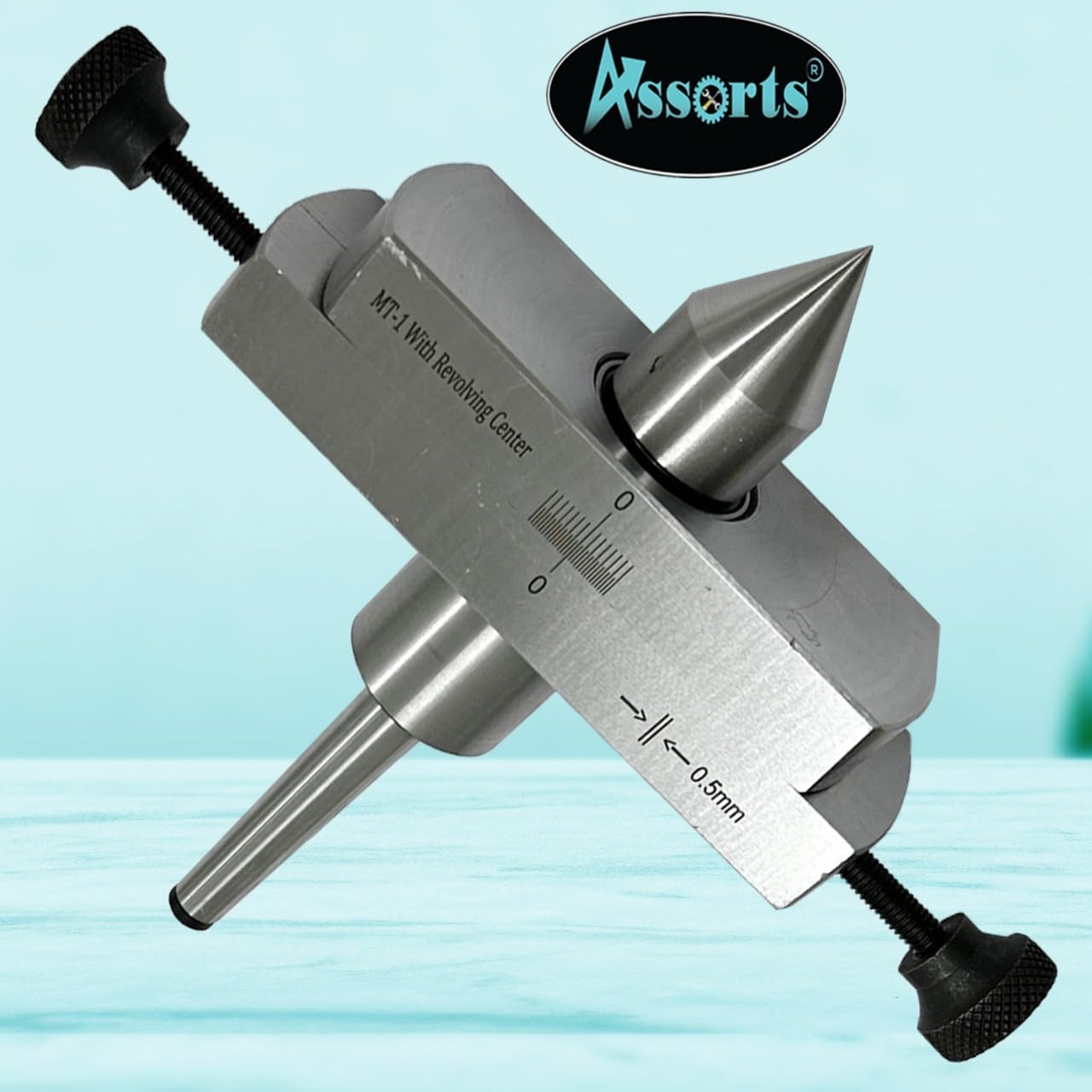LATHE'S TAILSTOCK ATTACHMENT FOR METAL-TURNING IN TAPER PROFILE // EASY ENGINEERING MACHINE TOOL ACCESSORIES TO GIVE FREEDOM FROM OFF-SETTING THE TAILSTOCK OF YOUR LATHE MACHINE (MORSE TAPER 1MT)