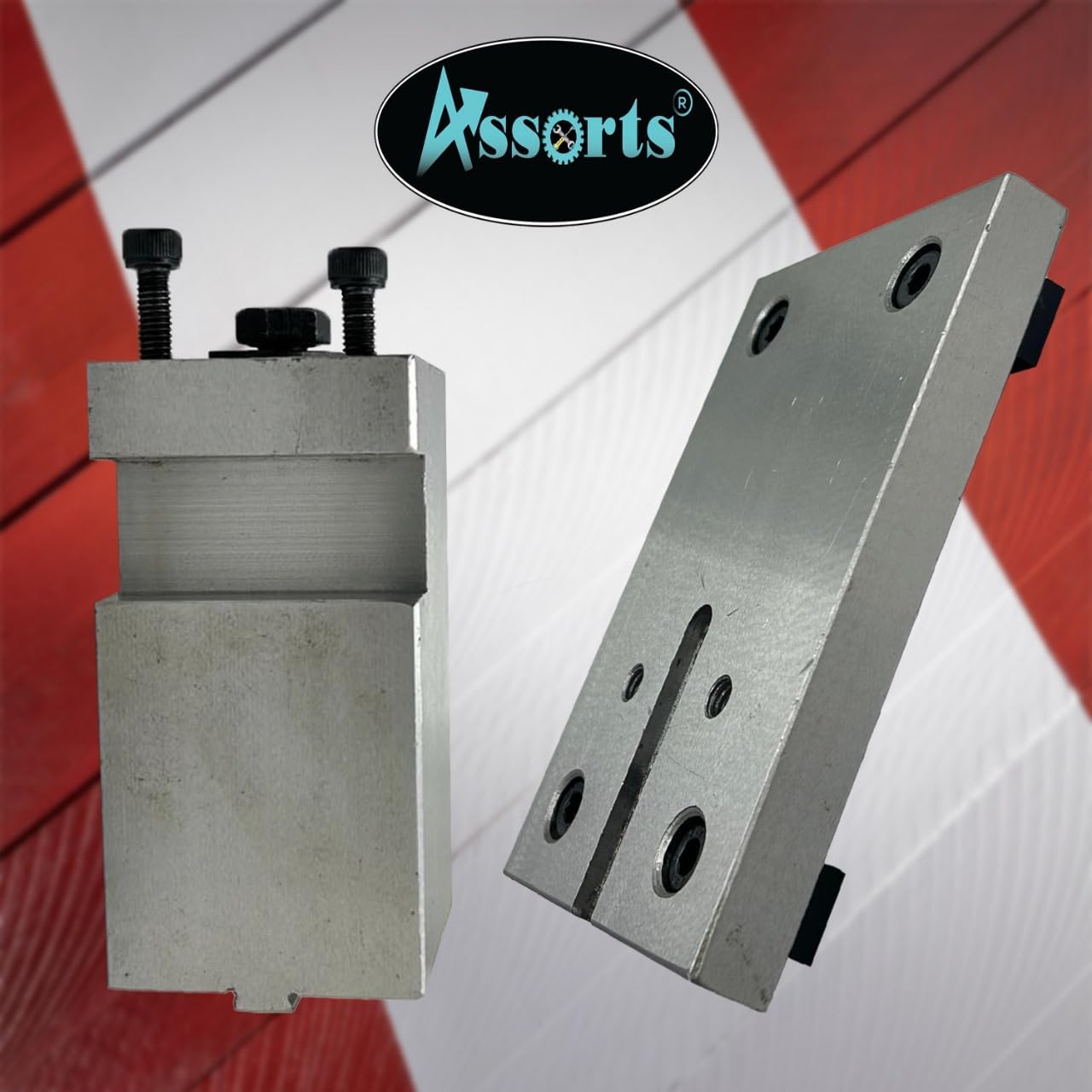 Assorts WM 280 Tool Post with 3/8" Thread Base Plate – Durable and Precise Machining Accessory