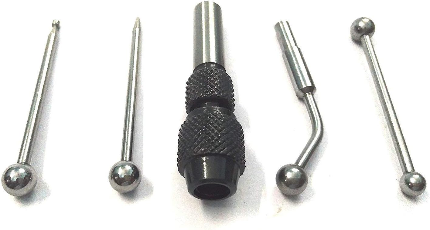 Assorts Wiggler & Center finder Set Work Edge Centre Finding Run out concentrical align 5 Pcs Set