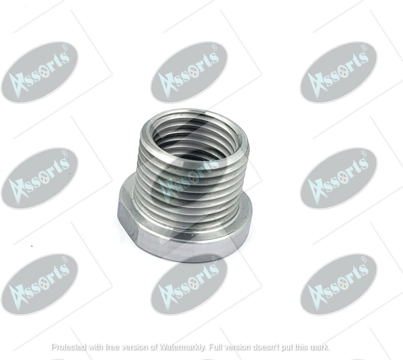 Woodworking Lathe Headstock Spindle Adapter Adaptor Male Thread 1-1/2" x 8 TPI to Female Thread 1-1/4" x 8 TPI