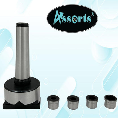 V-Boring- Adaptor for Round Bar Drilling on Lathe Machine (Morse Taper MT3)