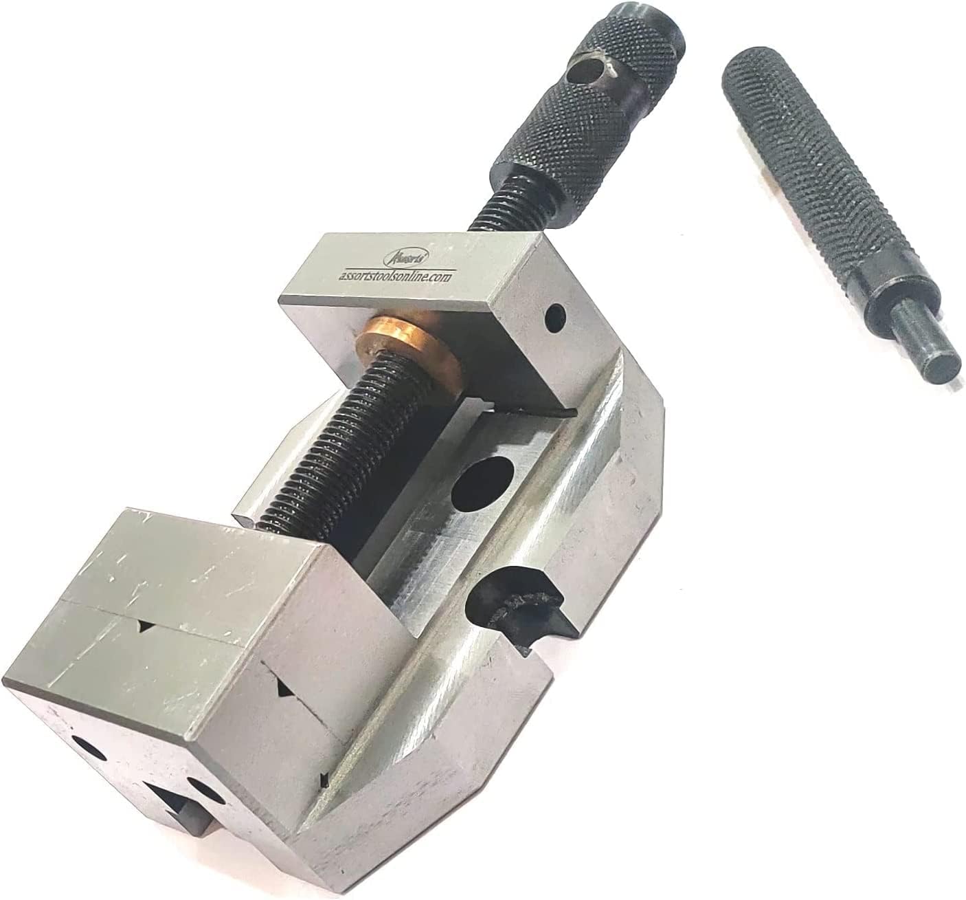 60 mm (2-3/8" Inches) Jaw Width Grinding Steel Vice -Hardened & Ground Finish