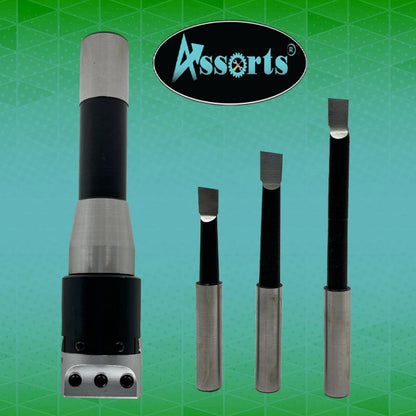 ASSORTS Quality Precision Boring Head Diameter 1.5" INCHES// 1 DIV: 0.001 Thou (R8 Shank (7/16" UNF Drawbar))