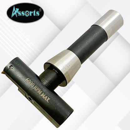 Assorts 3" Indexable Fly Cutter with R8 Shank (7/16"-20 UNF Drawbar Thread) – TCMT 1604 Carbide Insert Compatible – Precision Surface Facing Milling Tool