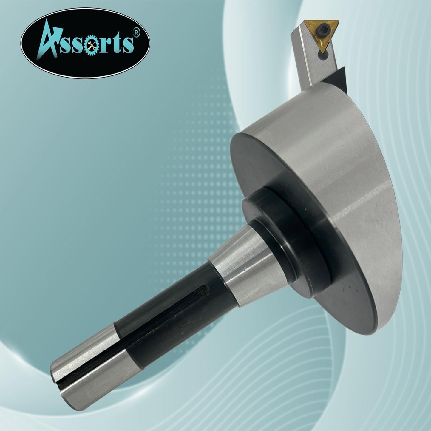 Assorts Large head size 4" Inch/ 100 mm diameter Fly cutter with Carbide Indexable tip facing tool (R8 Shank (7/16 UNF Drawbar))