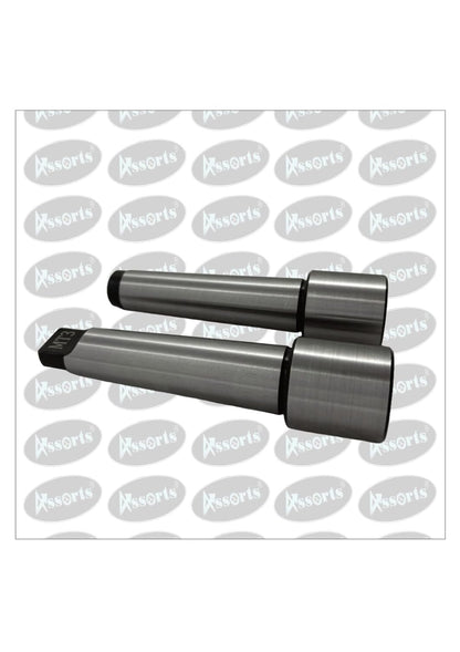 Assorts MT-3 Blank Arbor Teng and Drawbar with 12.175 Thread and 32x32mm Stub Size (Set of 2 Pieces)