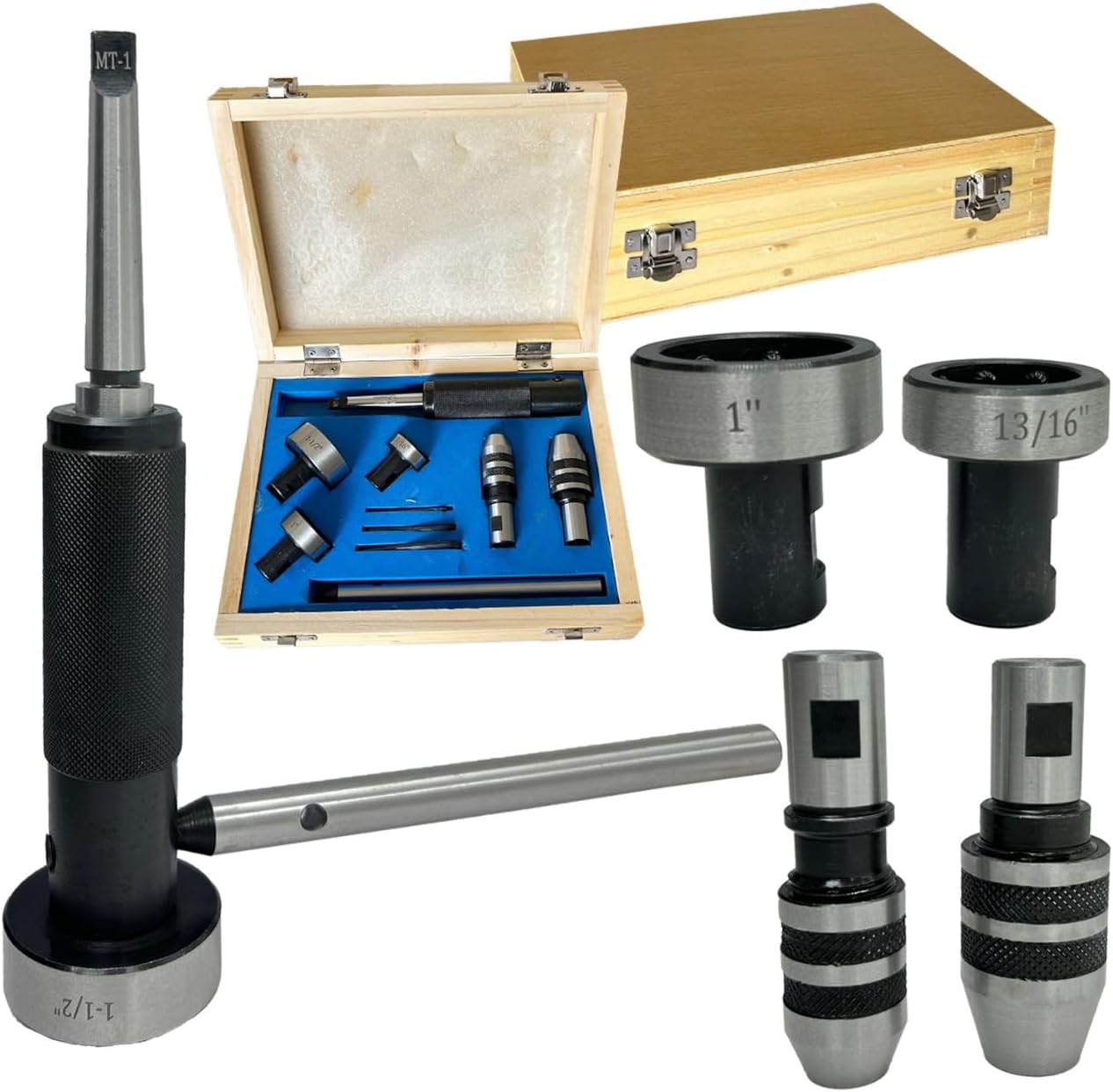 Threading & Tapping Attachment Tailstock Die Holder Set (MT-1)