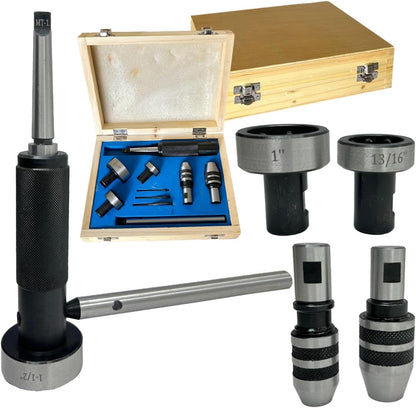 Threading & Tapping Attachment Tailstock Die Holder Set (MT-1)