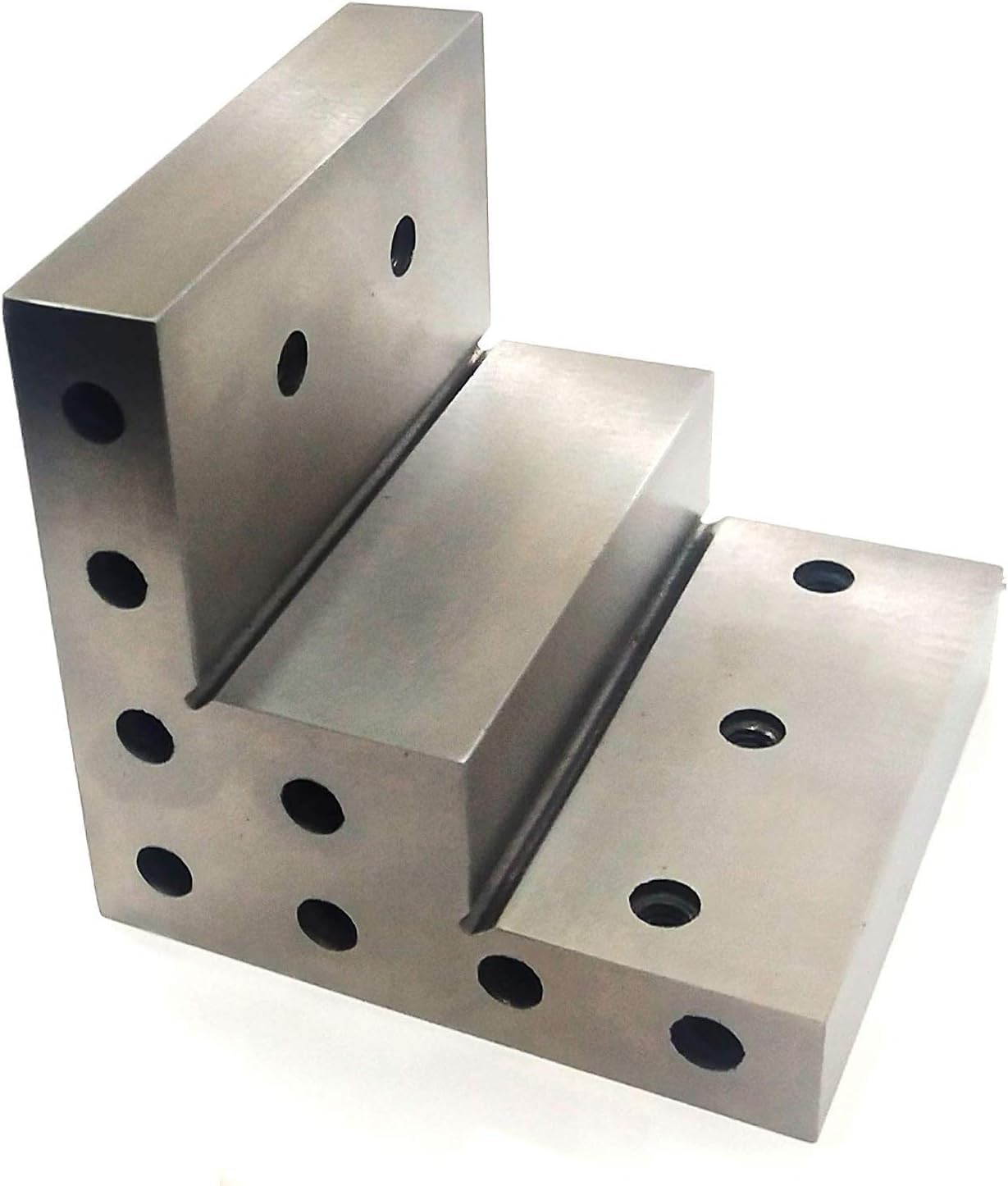 Assorts 100 mm/ 4" Stepped Angle Plate for Lathe Milling Work-holding Tools-Tapped Drills for Clamping (Steel)
