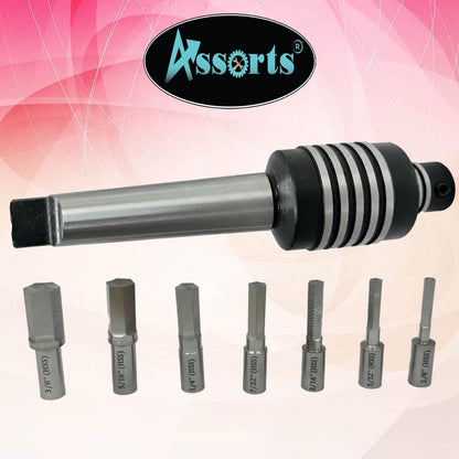 Assorts New MT-3 Teng-Style Rotary Broach with 7 Hex Punches Set
